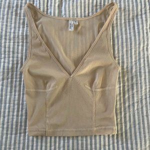 & Other Stories blush semi-sheer tank